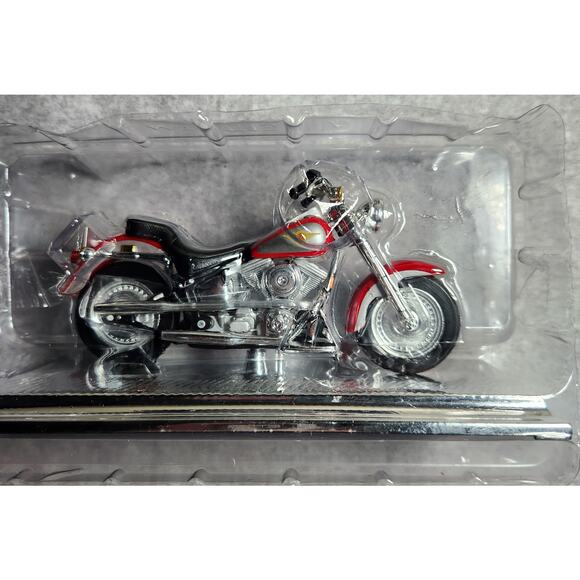 Maisto Harley-Davidson 1999 FLSTF Fat Boy 1:18 Diecast Metal Collectible New - Picture 2 of 8
